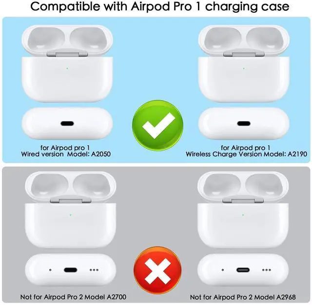 Alt view image 4 of 5 - Single Earbud for Left Apple Airpods Pro 1st Gen Earbud,Left Ear Side Only(A2084)