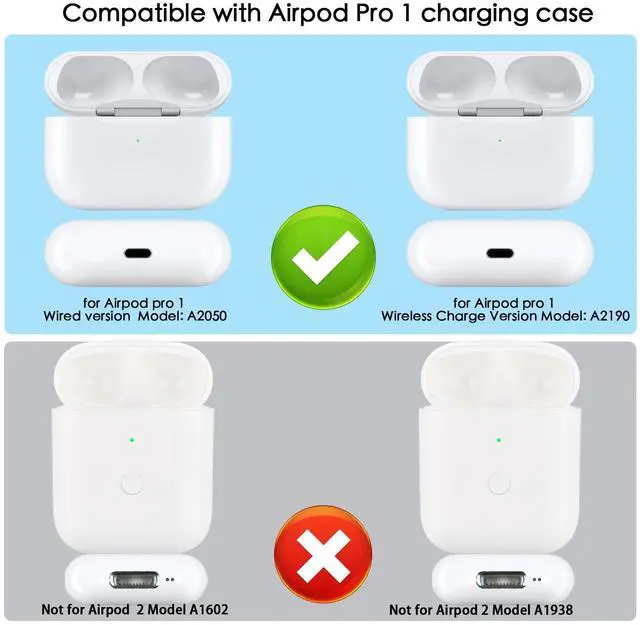 Alt view image 5 of 5 - Single Earbud for Left Apple Airpods Pro 1st Gen Earbud,Left Ear Side Only(A2084)