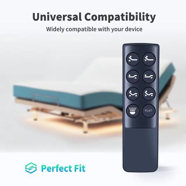 Alt view image 4 of 5 - Replacement Remote for Leggett & Platt/Serta Adjustable Bed K-120
