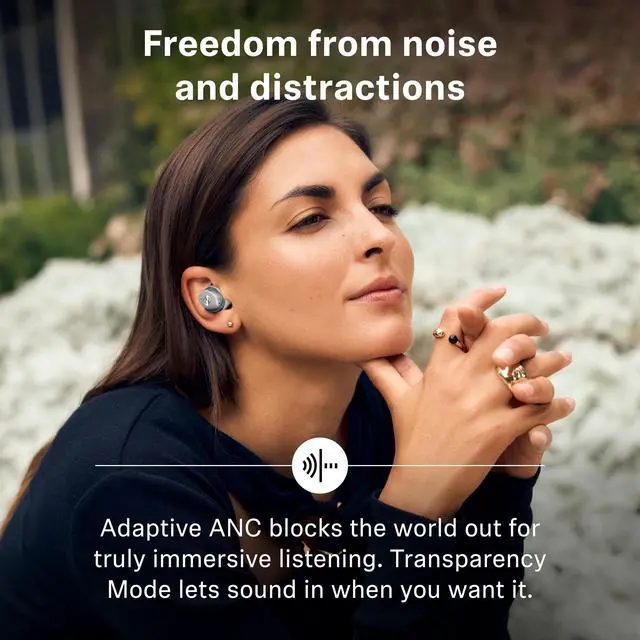 Alt view image 3 of 5 - Sennheiser Momentum True Wireless 4 Earbuds - White Silver