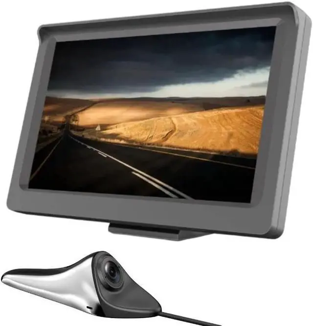 Alt view image 2 of 5 - Blind Spot System for Any Car, HD Side View Security Camera, Electronic Blind Spot Rearview Camera with Rotatable Lens, 120 Wide Angle View, Paste Installation, AHD 720/1080P(2, Silver) (2, Silver)
