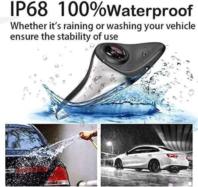 Alt view image 5 of 5 - Blind Spot System for Any Car, HD Side View Security Camera, Electronic Blind Spot Rearview Camera with Rotatable Lens, 120 Wide Angle View, Paste Installation, AHD 720/1080P(2, Silver) (2, Silver)