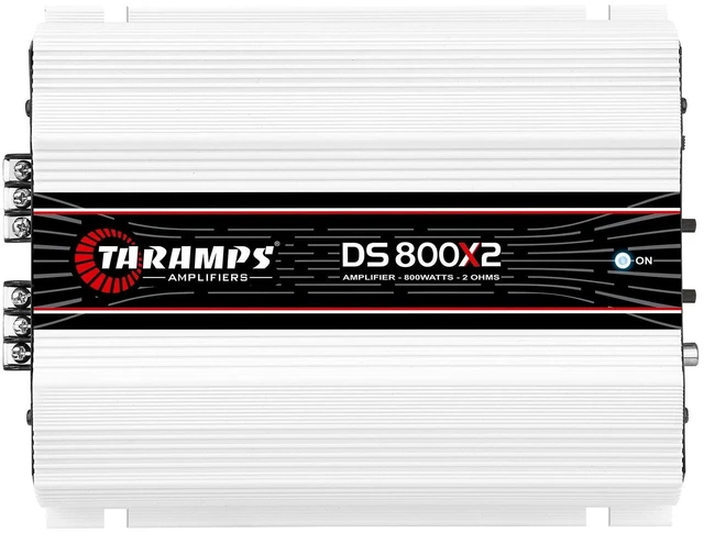 Main image of Taramps DS 800x2 2 Channels 800 watts RMS, FULL RANGE 2 Ohms, Car Audio Amplifier Multichannel Class D Crossover HIGH/LOW PASS.