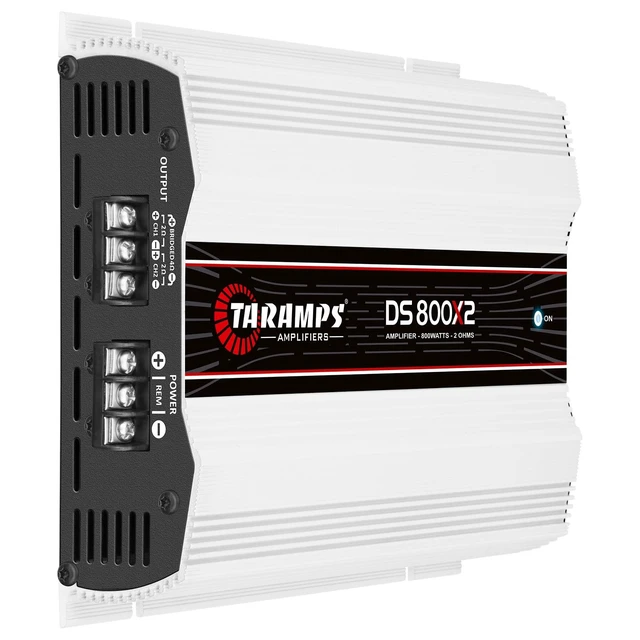 Alt view image 2 of 5 - Taramps DS 800x2 2 Channels 800 watts RMS, FULL RANGE 2 Ohms, Car Audio Amplifier Multichannel Class D Crossover HIGH/LOW PASS.