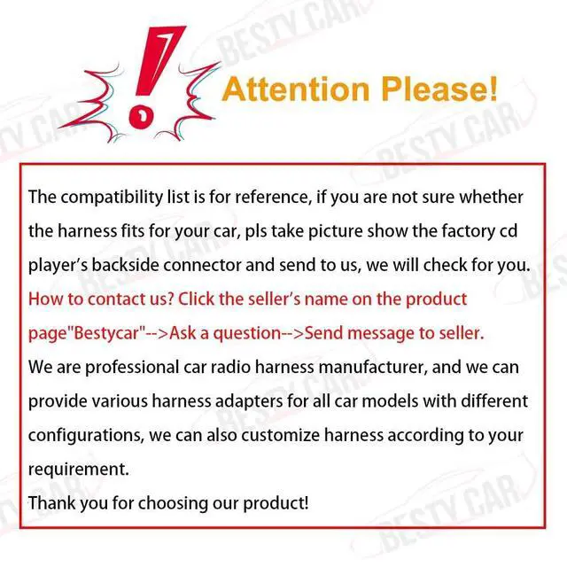 Alt view image 4 of 5 - 16pin Car Stereo Radio Power Retrofit Wiring Harness Cable Adapter fits for Nissan Qashqai X-Trail 2019 2020 2021