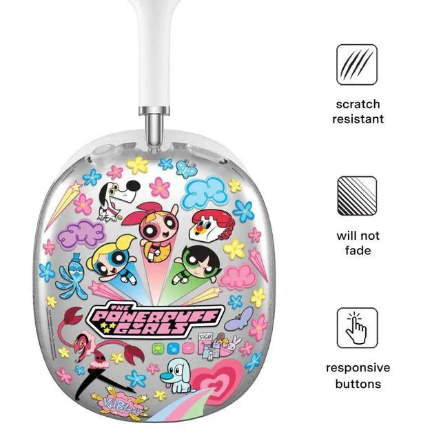Alt view image 2 of 5 - VELVET CAVIAR Case Cover for AirPods Max 2 & 1 - Cute Protective Headphone Accesssories (Powerpuff Girls Girl Power)