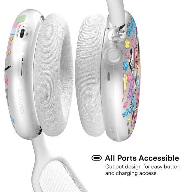 Alt view image 3 of 5 - VELVET CAVIAR Case Cover for AirPods Max 2 & 1 - Cute Protective Headphone Accesssories (Powerpuff Girls Girl Power)