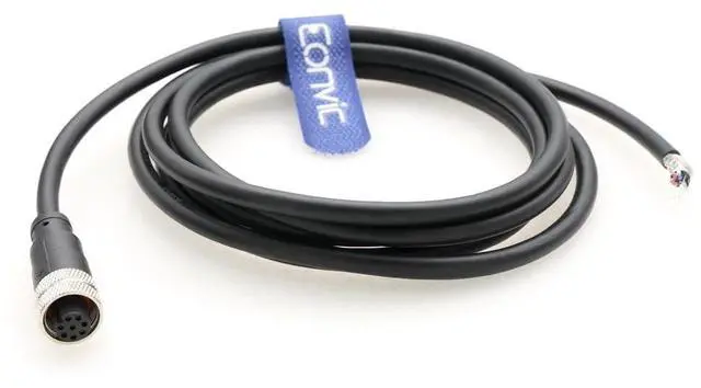 Main image of Eonvic M12 Cable 6 Pin Female A Code Waterproof Sensor Cable Aviation Plug Shielded Injection Moulding Industrial Electrical PVC Cable 10m