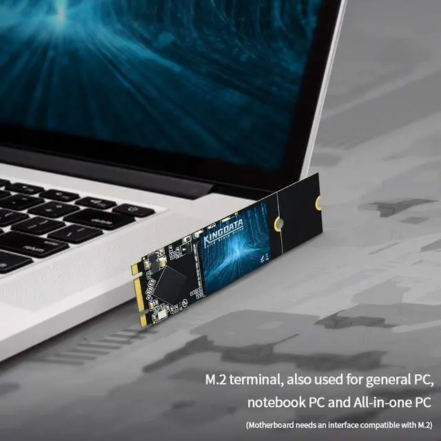 Alt view image 4 of 5 - KINGDATA SSD M.2 2280 256GB Ngff Internal Solid State Drive High-Performance Hard Drive for Desktop Laptop SATA III 6Gb/s (256GB, M.2 2280)
