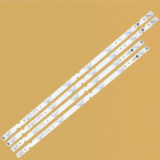 Alt view image 2 of 5 - GuuYebe 4 Pcs Led Backlight Strips Set Replacement for 55S421 55S423 55S425 4C-LB5508-HR02J 4C-LB5507-HR03J 4C-LB5508-HR03J 4C-LB5508-HR06J 55HR330M08A2 55HR330M07B2 55HR330M07A2 55D6
