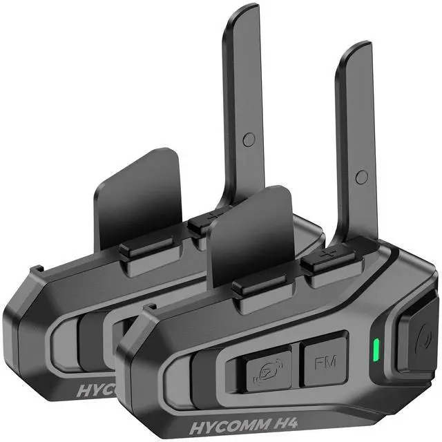 Main image of HYCOMM H4 Motorcycle Bluetooth Headset, 4-Rider Helmet Intercom