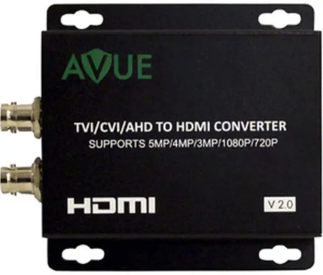 Main image of AVUE TVH-L11 TVI/CVI/AHD to HDMI Converter V2.0 Supports 5MP(TVI/AHD), 4MP, 3MP, 1080P and 720P Broadcasting Grade