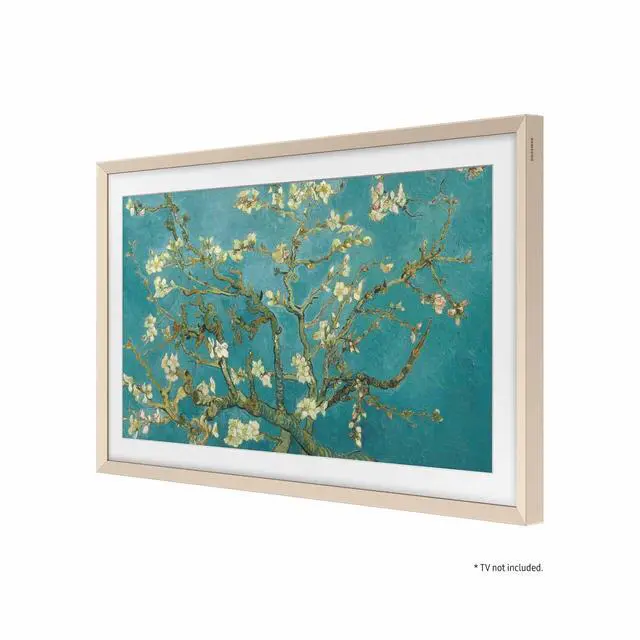 Alt view image 3 of 5 - Samsung 43 The Frame TV Customizable Bezel, Magnetic, Quick and Easy Installation, VG-SCFC43SGMZA, 2023, Sand Gold Metal