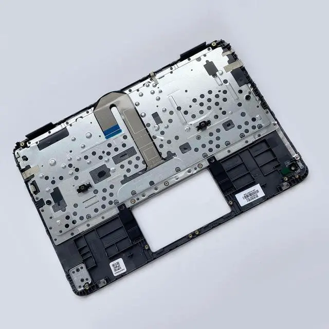 Alt view image 4 of 5 - Lyinsen Replacement for HP Chromebook X360 11 G3 EE Laptop Upper Case Palmrest Keyboard Assembly Part 11.6" L92215-001 Top Cover Black