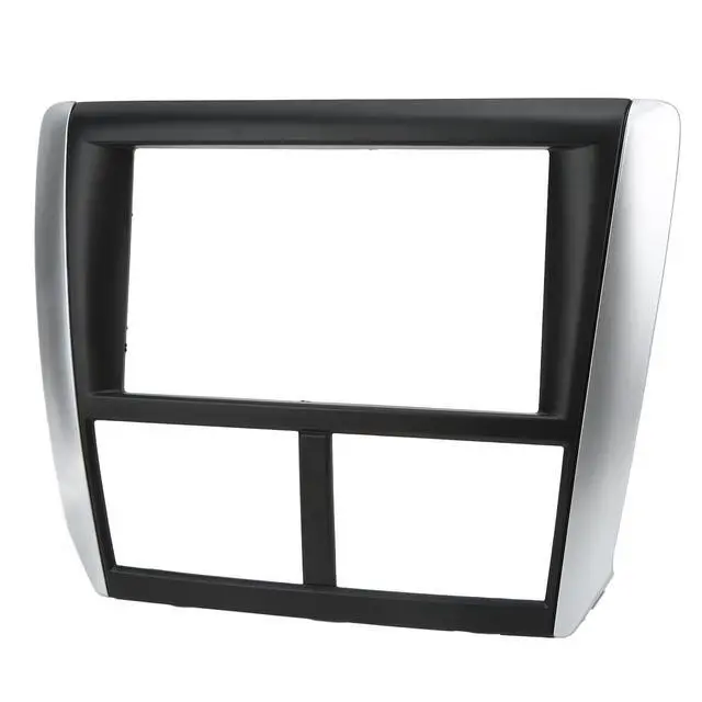 Alt view image 2 of 5 - Car Dash Radio Fascia, 2DIN Car Dash Radio Fascia DVD Panel Frame Navigation Trim Replacement for FORESTER Impreza