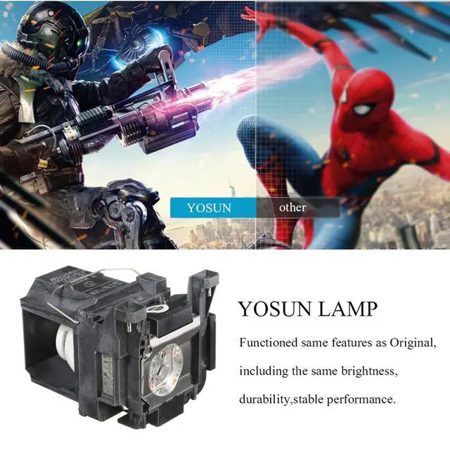 Alt view image 3 of 5 - YOSUN v13h010l89 projector lamp bulb for epson elplp89 powerlite home cinema 5040ub 5040ube 5050ub 5050ube 4010 4000 pro cinema 4050 pro cinema 6040ub pro cinema 6050ub replacement projector lamp bulb