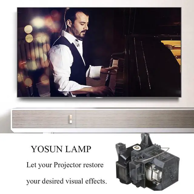Alt view image 5 of 5 - YOSUN v13h010l89 projector lamp bulb for epson elplp89 powerlite home cinema 5040ub 5040ube 5050ub 5050ube 4010 4000 pro cinema 4050 pro cinema 6040ub pro cinema 6050ub replacement projector lamp bulb