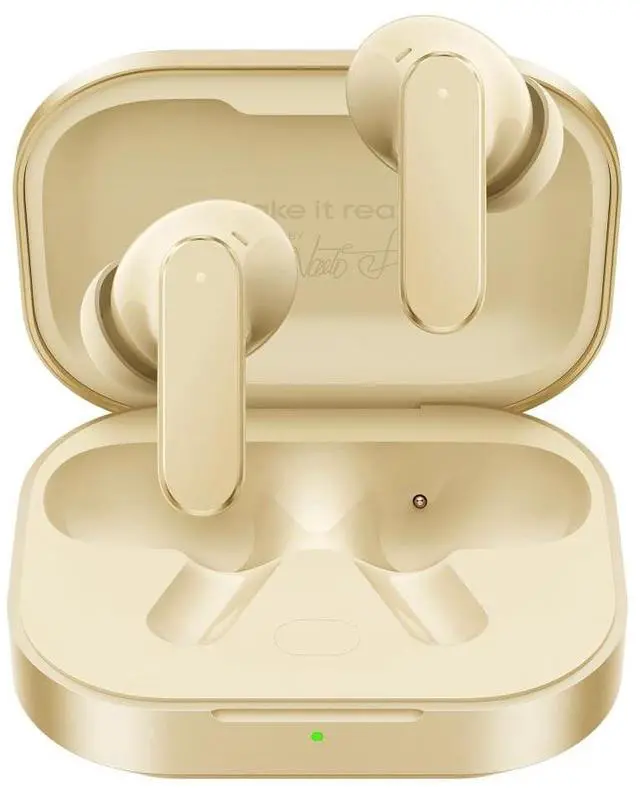 Main image of realme Buds Air 8 in-Ear Wireless Earbuds, 55dB ANC, 58Hrs Playtime, Hi-Res LHDC, 360 Spatial Audio, 45ms Low Latency, IP55, BT v5.4 (Gold)