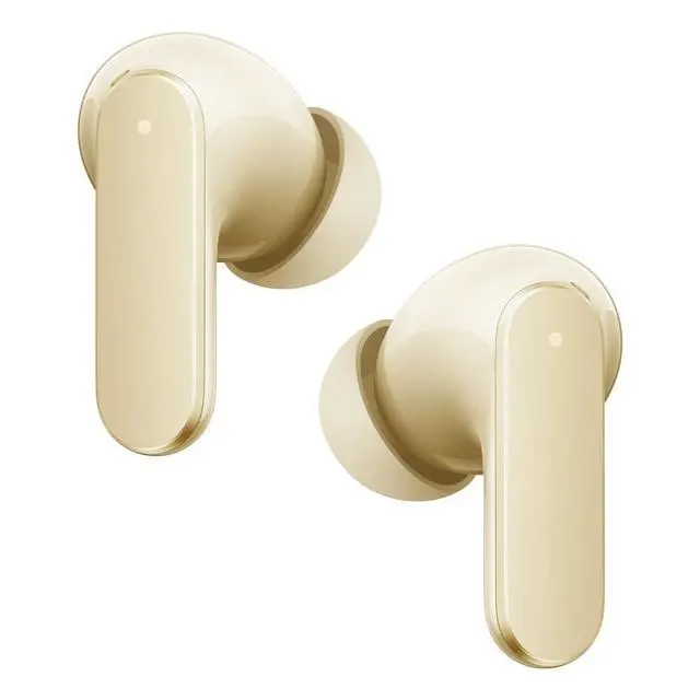 Alt view image 2 of 5 - realme Buds Air 8 in-Ear Wireless Earbuds, 55dB ANC, 58Hrs Playtime, Hi-Res LHDC, 360 Spatial Audio, 45ms Low Latency, IP55, BT v5.4 (Gold)