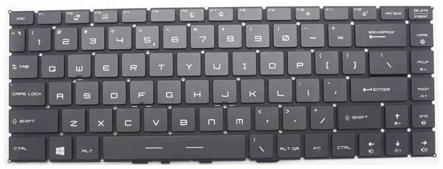 Main image of New Keyboard for MSI GS65 GS65 Stealth 9SD 9SE 9SF 9SG 9SX GS65VR MS-16Q1 MS-16Q2 Keyboard US with Per-Key RGB Backlit
