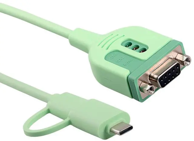 Main image of RS232 to USB Serial Cable FT232RN Chipset USB to RS232 COM Port Serial PDA 9 pin DB9 Cable Compatible For Routers Switches CNC PLCs Printers Industrial Camera Barcode scanners (DB9 Male Version)