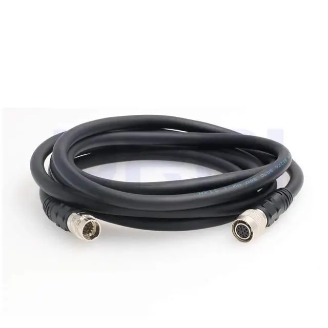 Alt view image 3 of 5 - DRRI Hirose HR10A-10P-12S to HR10A-10J-12P Extension Coaxial Cable fr SFCC CCD Camera (5M)