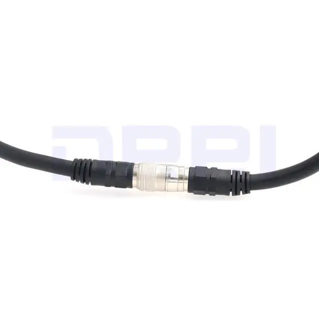 Alt view image 5 of 5 - DRRI Hirose HR10A-10P-12S to HR10A-10J-12P Extension Coaxial Cable fr SFCC CCD Camera (5M)