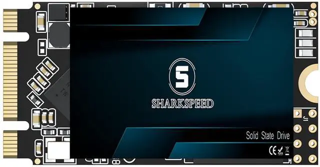Main image of S SHARKSPEED SSD 256GB M.2 2242 NGFF 42mm B+M Key SATA 3 Internal Solid State Drive for Desktop Laptop