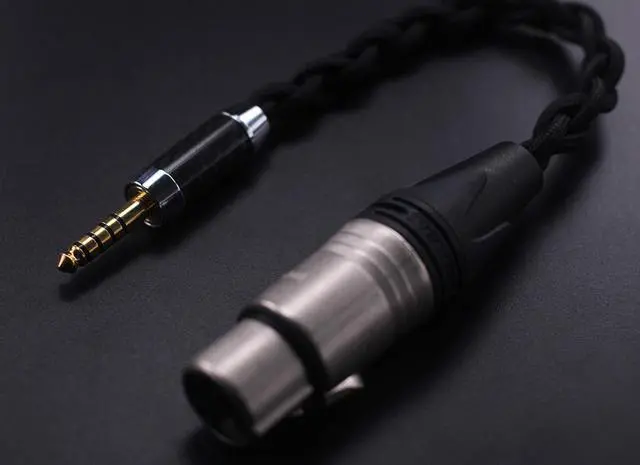 Alt view image 2 of 3 - KK Cable TA-KA 4.4MM Male to 4-pin XLR Female Headphone Balanced Cable, Audio Upgrade Cable. TA-KA