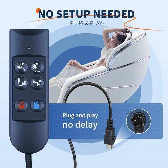 Alt view image 2 of 5 - Snrigw Replacement Remote Control for Golden Tech Lift Chair PR-502 ZK756HCL Models Infinite Position Hand Control