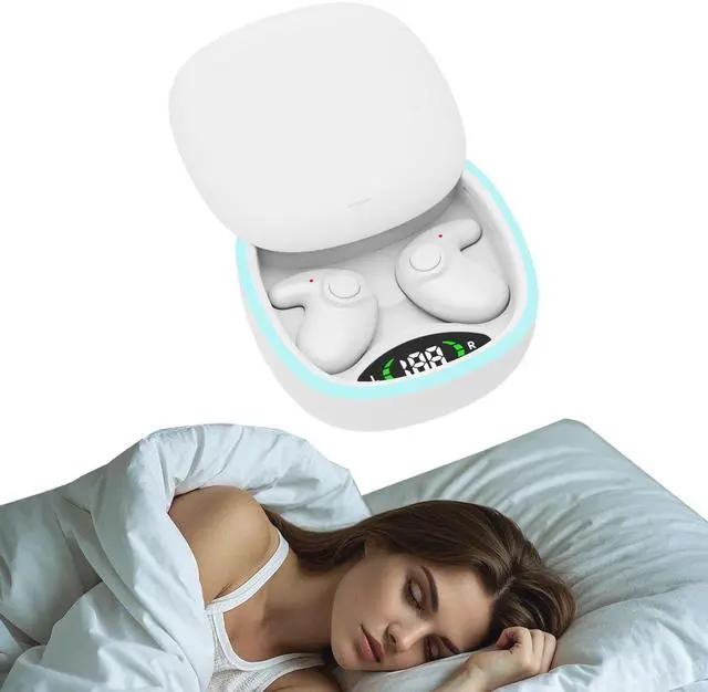 Main image of Wireless Bluetooth Invisible Sleep Earbuds for Side Sleepers Small Headphones Sleeping Flat Noise Cancelling Earphones Comfortable Sleep Ear Buds for iPhone Android Office Work Audiobooks Music