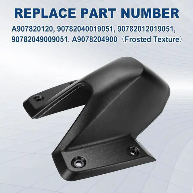 Alt view image 3 of 5 - A907820120 Rear Camera Housing - Compatible with Mercedes-Benz Freightliner Sprinter 1500 2500 3500 2018-2020, Replaces 90782049009051, 90782040019051, A90782040019051, A9078204900Frosted Texture