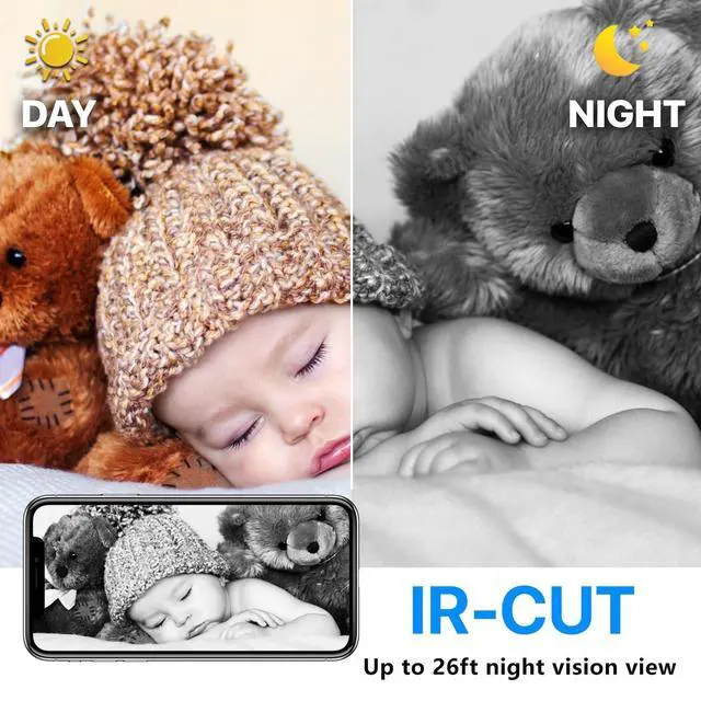 Alt view image 5 of 5 - Free 32G Smallest Wireless WiFi IP Camera,HD1080P Spy Camera,Pet Camera,Baby Monitor Camera for Video Recording Live Feed,Night Vision,Motion Detection,Cloud Storage for Security with iOS Andro