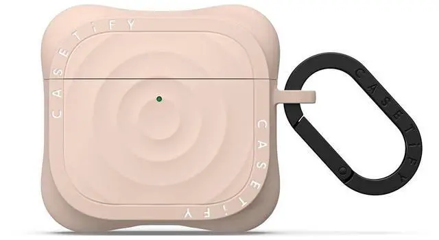 Main image of CASETiFY Ripple Airpods (4th Gen) Case with Ring - Oat