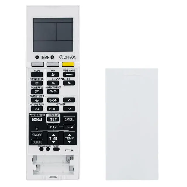 Alt view image 4 of 4 - Replacement Remote Control for Mitsubishi Electric Air Conditioner SG20B, NAXWPH06B112AA, NAXWPH09B112AA, NAXWPH12B112AA, NAXWPH15B112AA, NAXWPH18B112AA, with Green Backlight