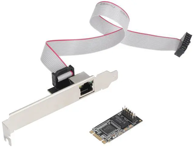 Main image of M.2 B+M Key Gigabit Ethernet Network Card, Intel I210 Chip 10/100/1000Mbps RJ45 LAN Adapter, 2242 Size Low-Profile NIC for Industrial PC, NUC, Mini PC, Embedded System, Support DPDK PXE VLAN