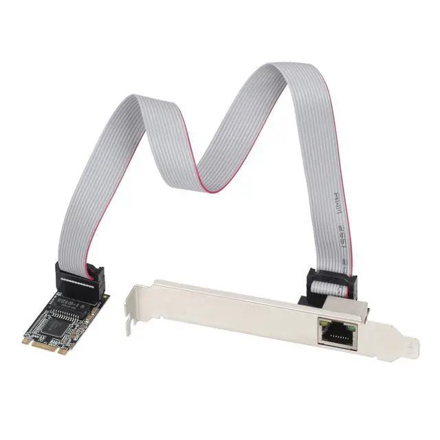 Alt view image 2 of 5 - M.2 B+M Key Gigabit Ethernet Network Card, Intel I210 Chip 10/100/1000Mbps RJ45 LAN Adapter, 2242 Size Low-Profile NIC for Industrial PC, NUC, Mini PC, Embedded System, Support DPDK PXE VLAN