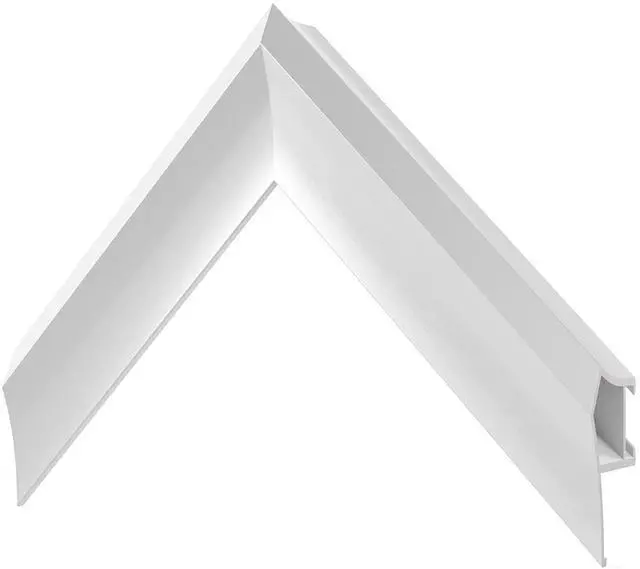 Alt view image 3 of 5 - Pure White Prismatic 32" Alloy Deco TV Frame - Compatible ONLY with Samsung The Frame TVs (Fits 2021-2026, LS03A, LS03B, LS03C, LS03D, LS03FA)