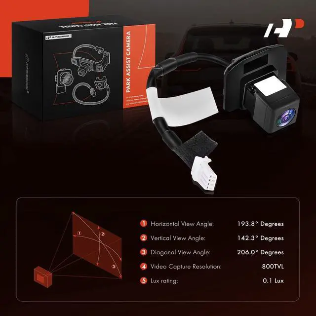 Alt view image 2 of 5 - A-Premium Rear View Backup Camera Compatible with Subaru