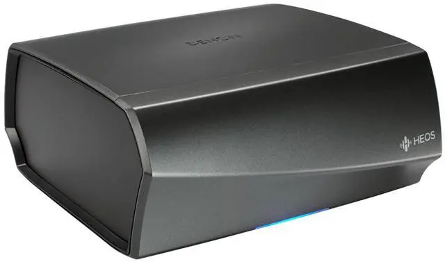 Main image of Denon HEOS Link Wireless Pre-Amplifier For Multi-Room Audio - Series 2 (New Version), Alexa Compatibility, Powered Subwoofer Connection, Black with Silver, 2.91 x 6.14 x 5.83