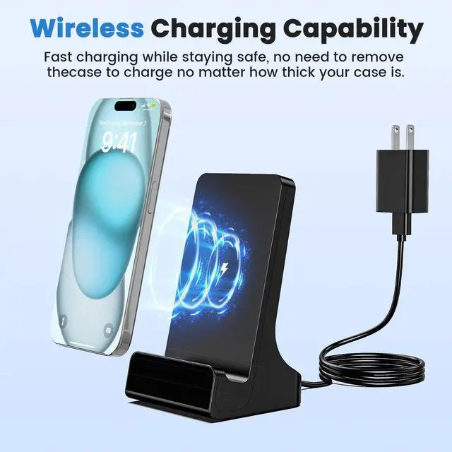 Alt view image 5 of 5 - LIZVIE Wireless Hidden Camera Charger Dock with 2K 5G Pixels Security Adjustable 160 Wide-Angle Lens - Night Vision and Motion Detection - APP Remote Control for Home and Office