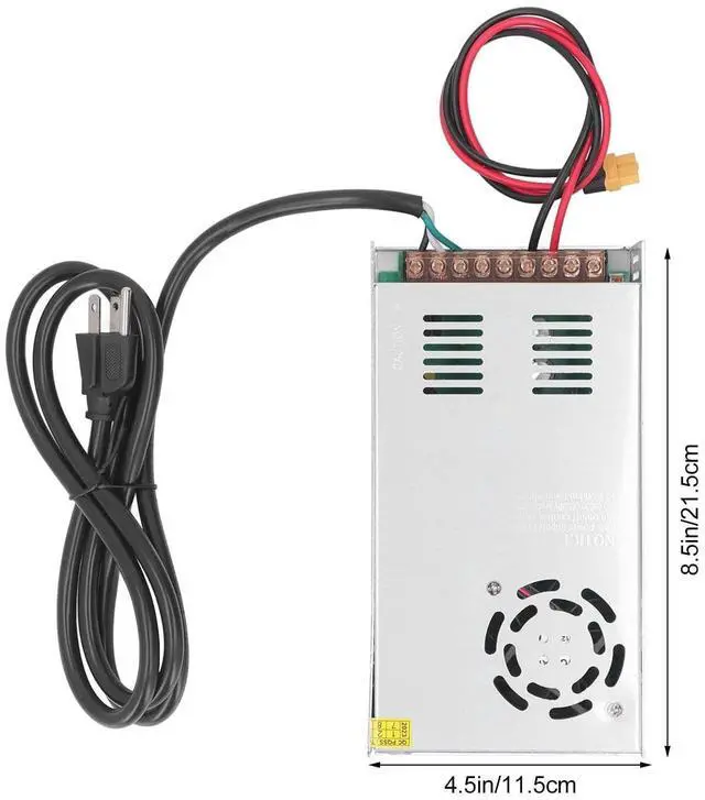 Alt view image 2 of 5 - AC to DC Converter PCP Air Compressor 110V to 12V Power Supply Aluminum Alloy Shell US Plug