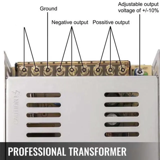 Alt view image 3 of 5 - AC to DC Converter PCP Air Compressor 110V to 12V Power Supply Aluminum Alloy Shell US Plug