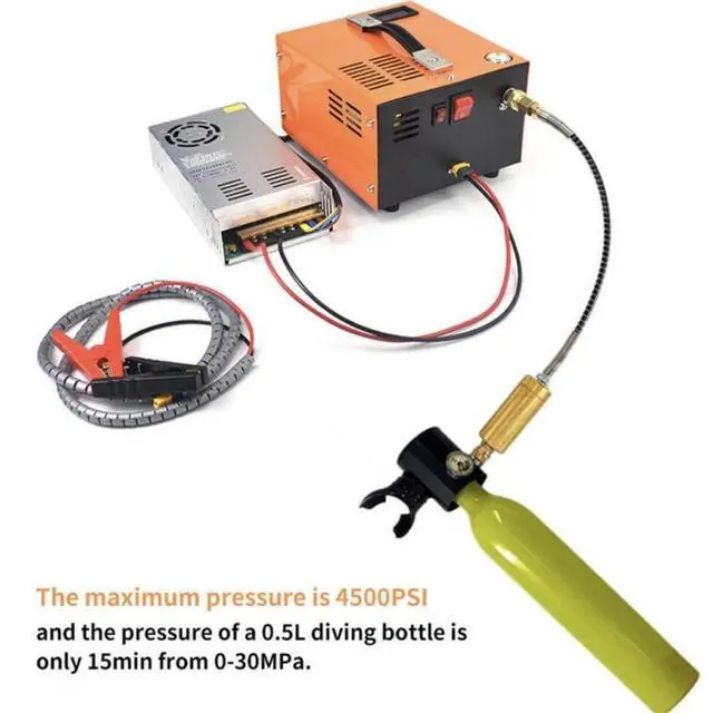 Alt view image 5 of 5 - AC to DC Converter PCP Air Compressor 110V to 12V Power Supply Aluminum Alloy Shell US Plug