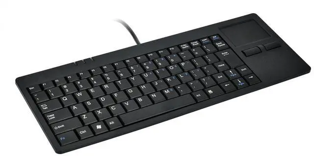 Main image of M MC Saite MCSaite Wired Silm Keyboard with Touchpad - Portable Scissors Foot Structure - USB Port with 1 Hubs Fit with Professional or Industrial Use