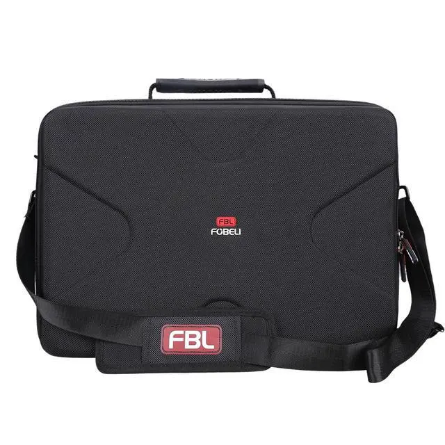 Alt view image 4 of 5 - FBLFOBELI Hard Carrying Case for 14.1-17.5 inch Portable DVD Player with 24 DVD Storage Pockets, Such as BOIFUN/DBPOWER/YOTON/POFOTO DVD Player, EVA Hard Shell Travel Laptop Sleeve Bag, Case Only