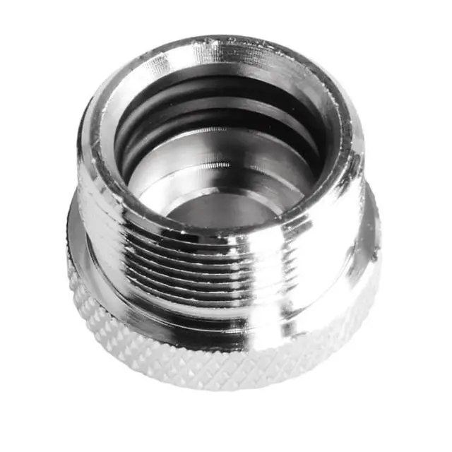 Alt view image 5 of 5 - greenDracaena Dracaena.io 12 Pack G1/4" Thread to 14mm Outer Diameter, Hard Tubing Compression Fitting with high Body Design for Computer Water Cooling System, Silver