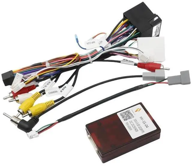 Main image of Fits for Hyundai IX35 Tucson 2 Kia Sportage Sorento Azera with Factory Amplifier Backup Camera Car Radio Stereo Retrofit Wiring Harness Adapter