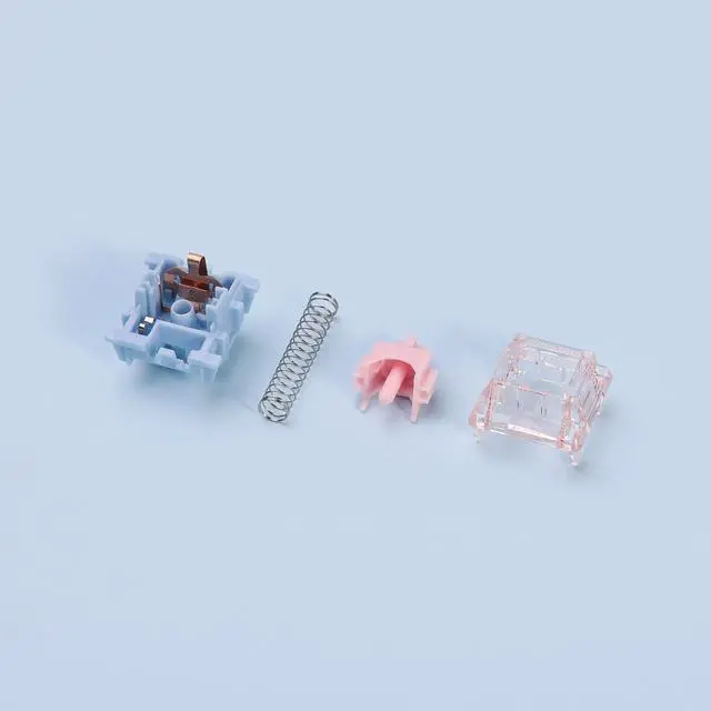 Alt view image 4 of 5 - Gateron Melodic Clicky Keyboard Switch,5-Pin 60gf Clicky/Speed Typing/Gaming/Pre-Lubed(72Pcs,Gateron Melodic Switches)