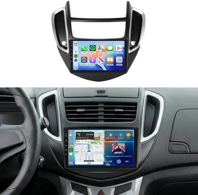 Main image of 4G+64G Radio for Chevy Trax 2014 2015 2016 Car Stereo with Wireless Carplay Android Auto,5.0 Bluetooth 32EQ,9inch 1280x720P IPS Touch Screen,Android 15 FM/RDS GPS WiFi AHD Backup Camera